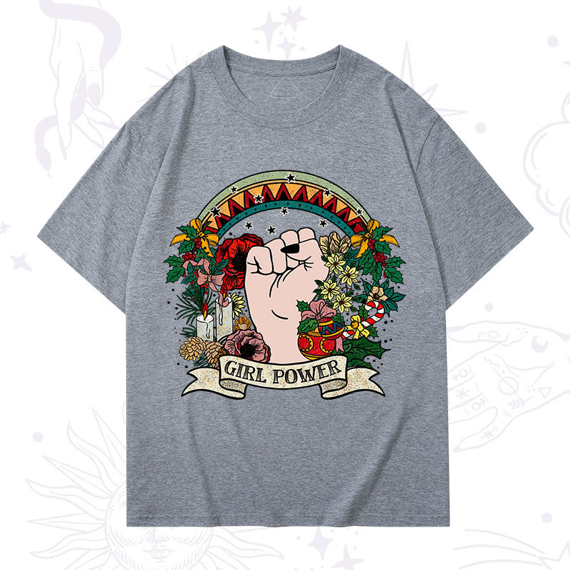 Purplehecate Christmas Girl Power T-Shirt