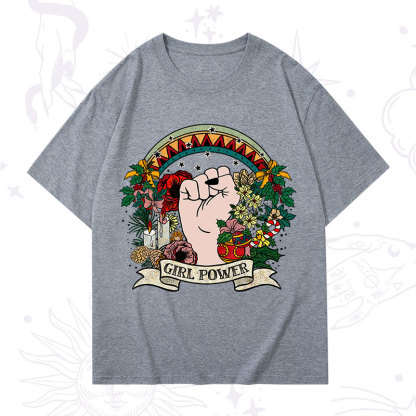 Purplehecate Christmas Girl Power T-Shirt