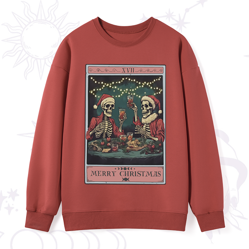 Purplehecate Christmas Dinner Tarot Sweatshirt