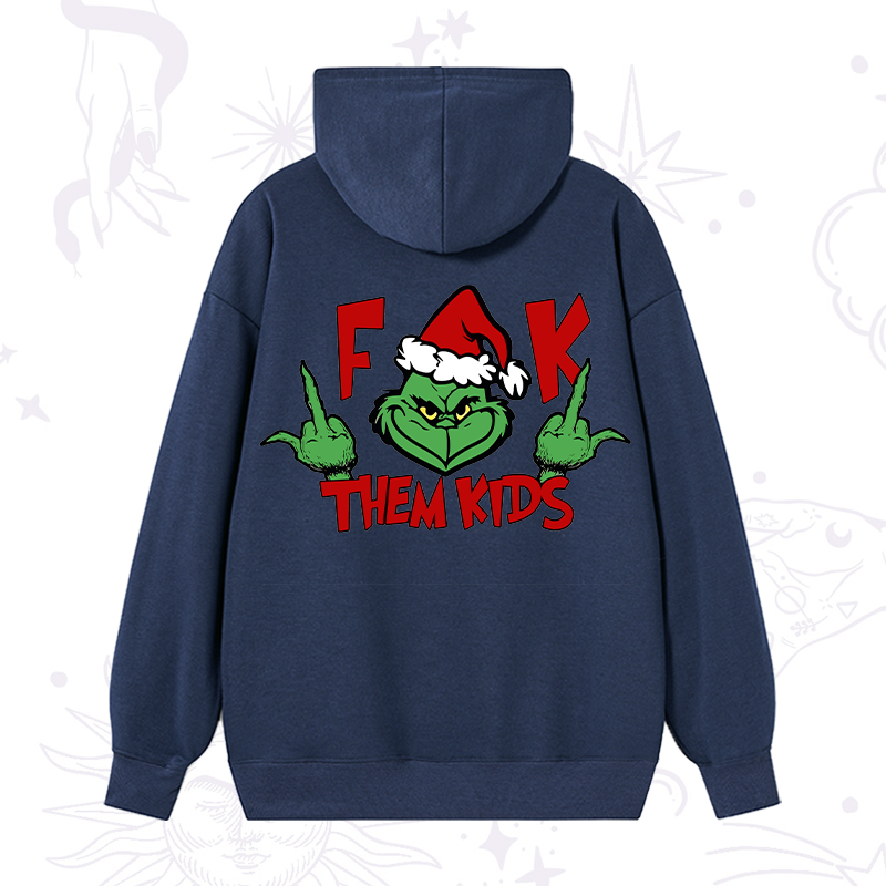Purplehecate Fuck Them Kids Grinch Christmas Hoodie