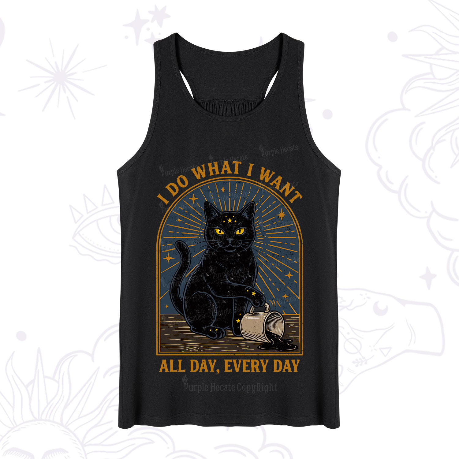 Purplehecate I Do What I What All Day Tank