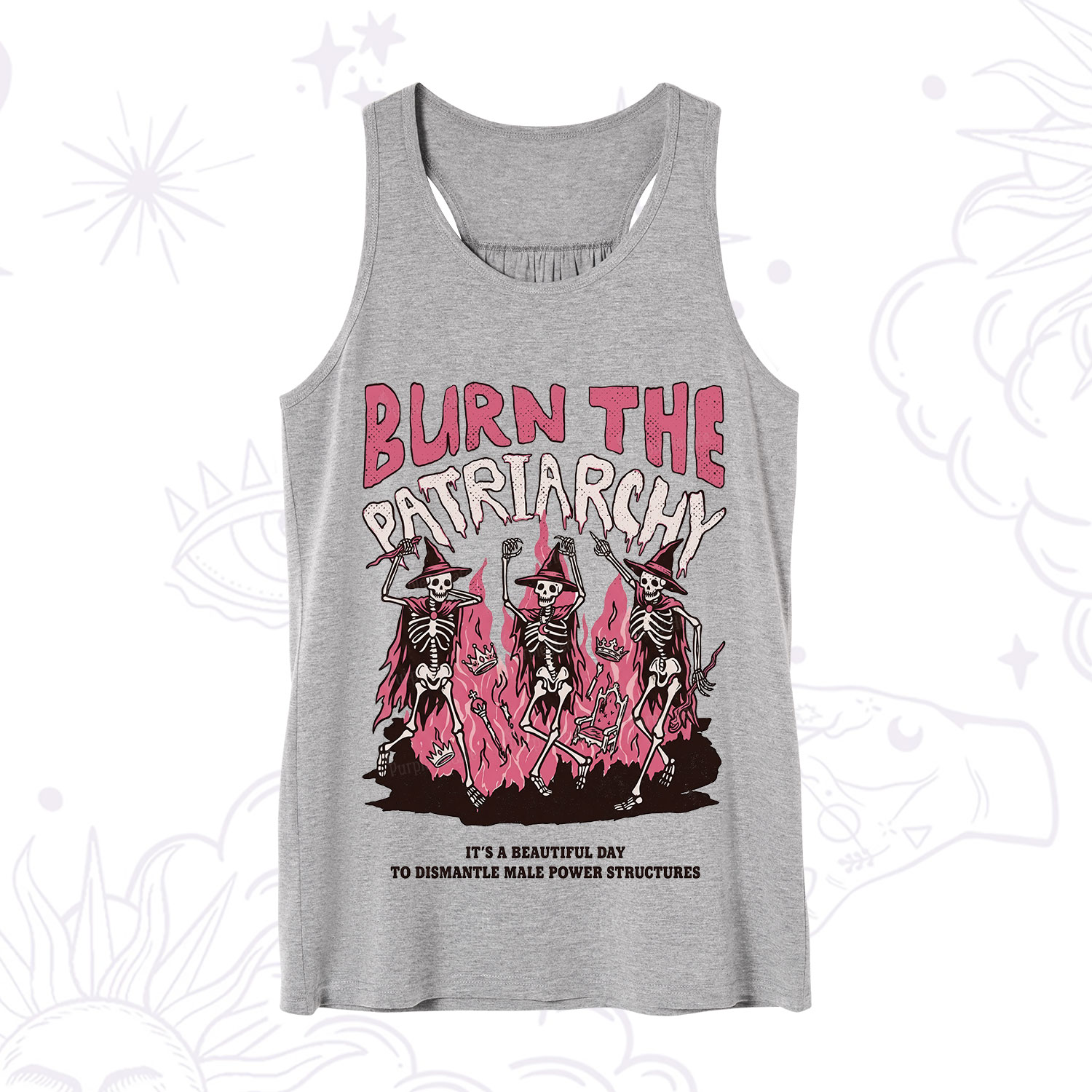 Purplehecate Burn The Patriarchy Tank