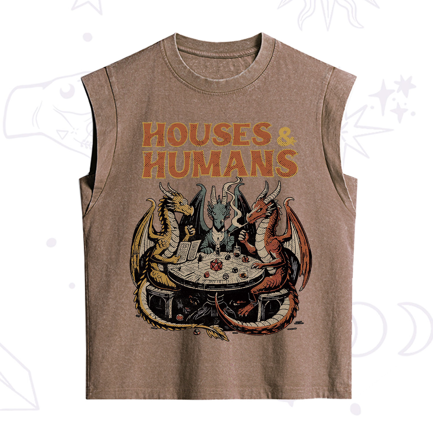 Purplehecate Houses And Humans Vintage Washed Tank