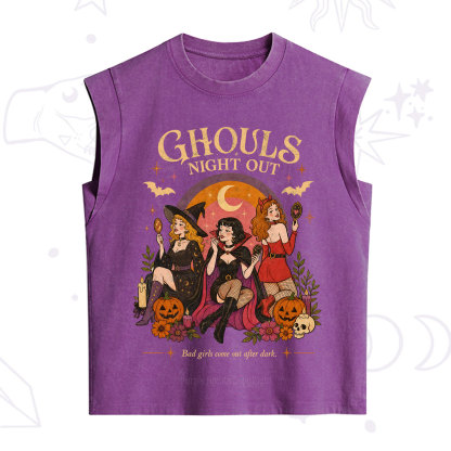 Purplehecate Ghouls Night Out Vintage Washed Tank