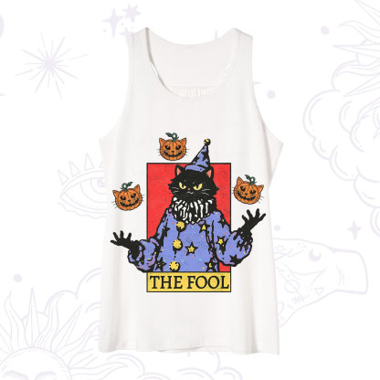 Purplehecate Spooky Fool Black Cat Tank