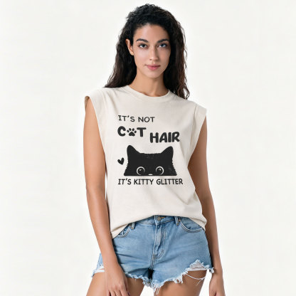 Purplehecate It's Not Cat Hair Vintage Washed Tank