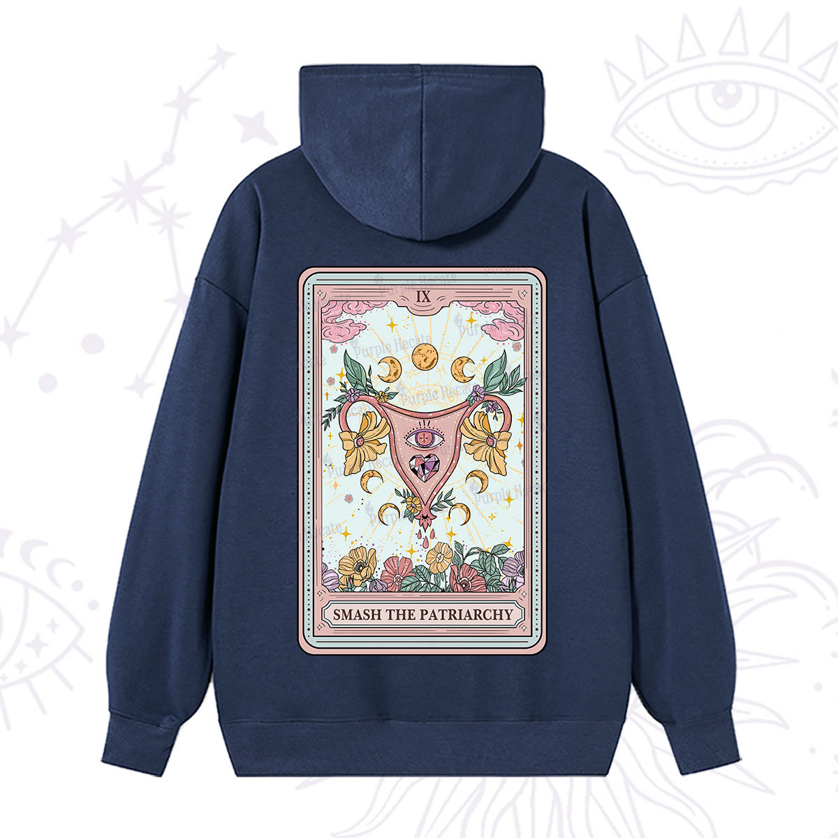 Purplehecate The Smash the Patriarchy Tarot Hoodie