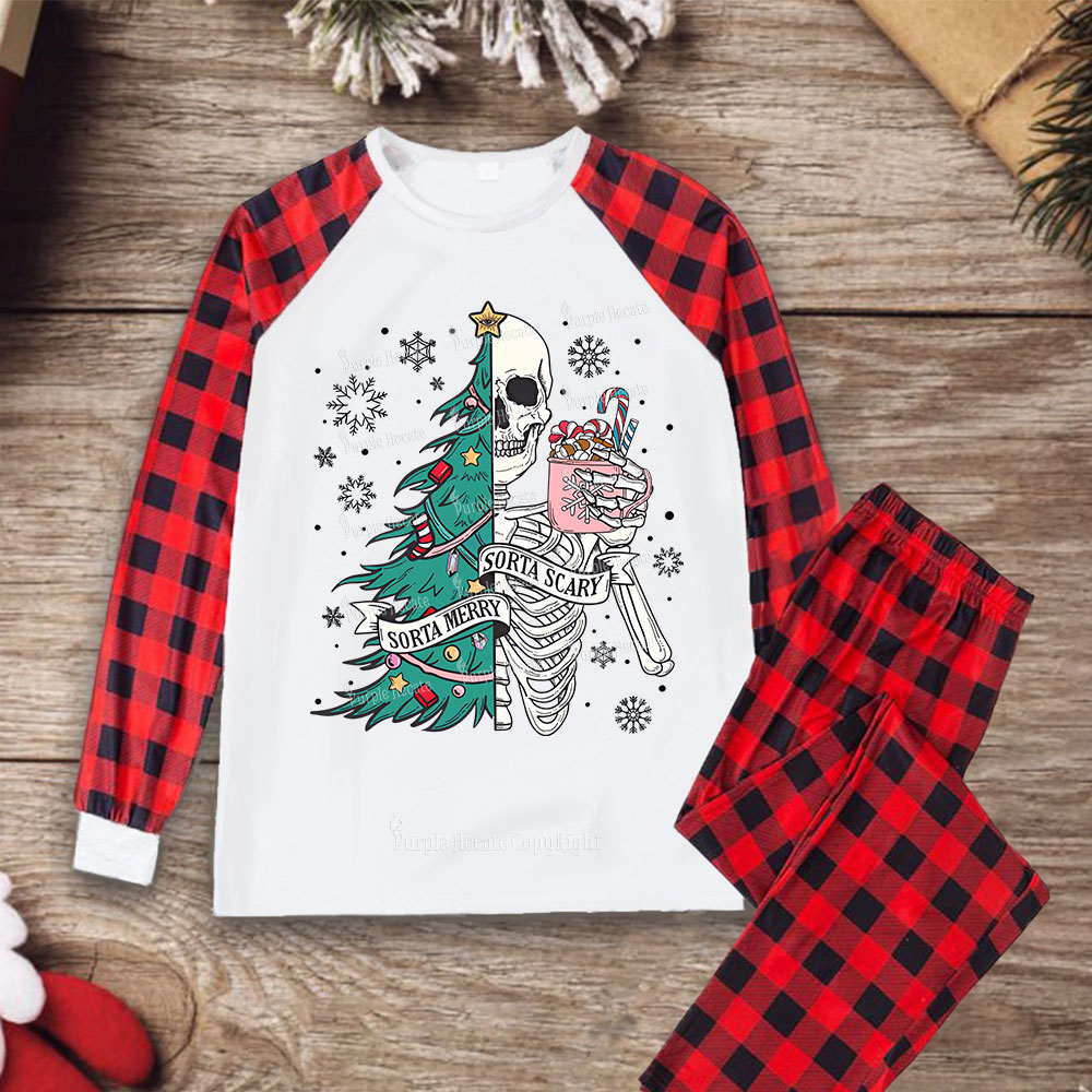 Purplehecate Sorta Merry Sorta Scary Christmas Pajamas