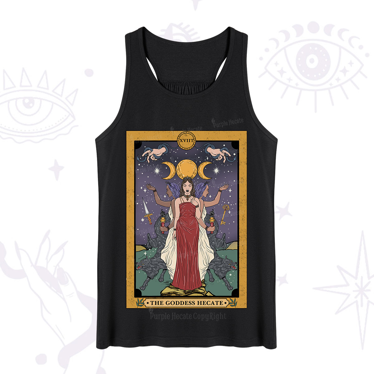 Purplehecate The Goddess Hecate Tarot Tank