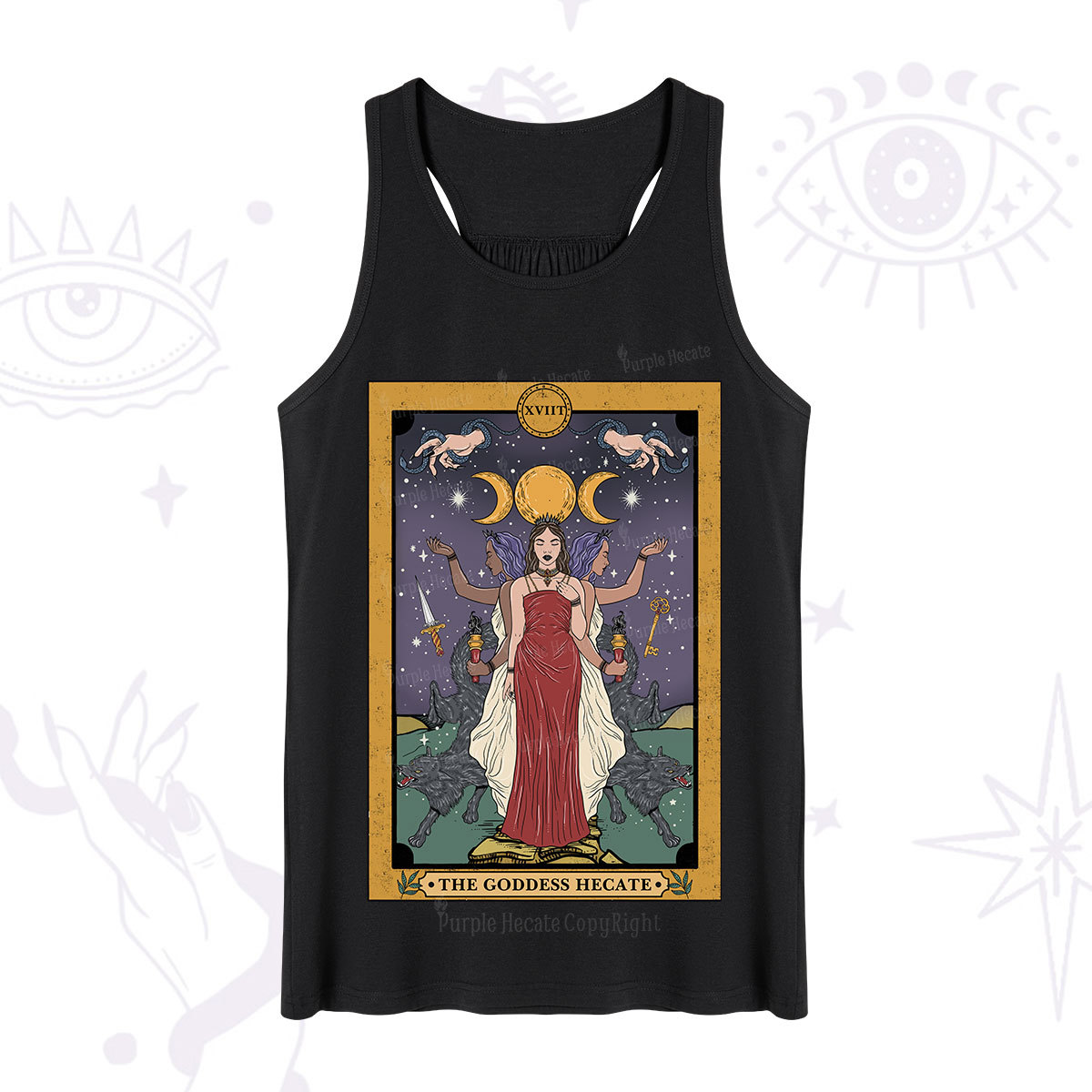 Purplehecate The Goddess Hecate Tarot Tank