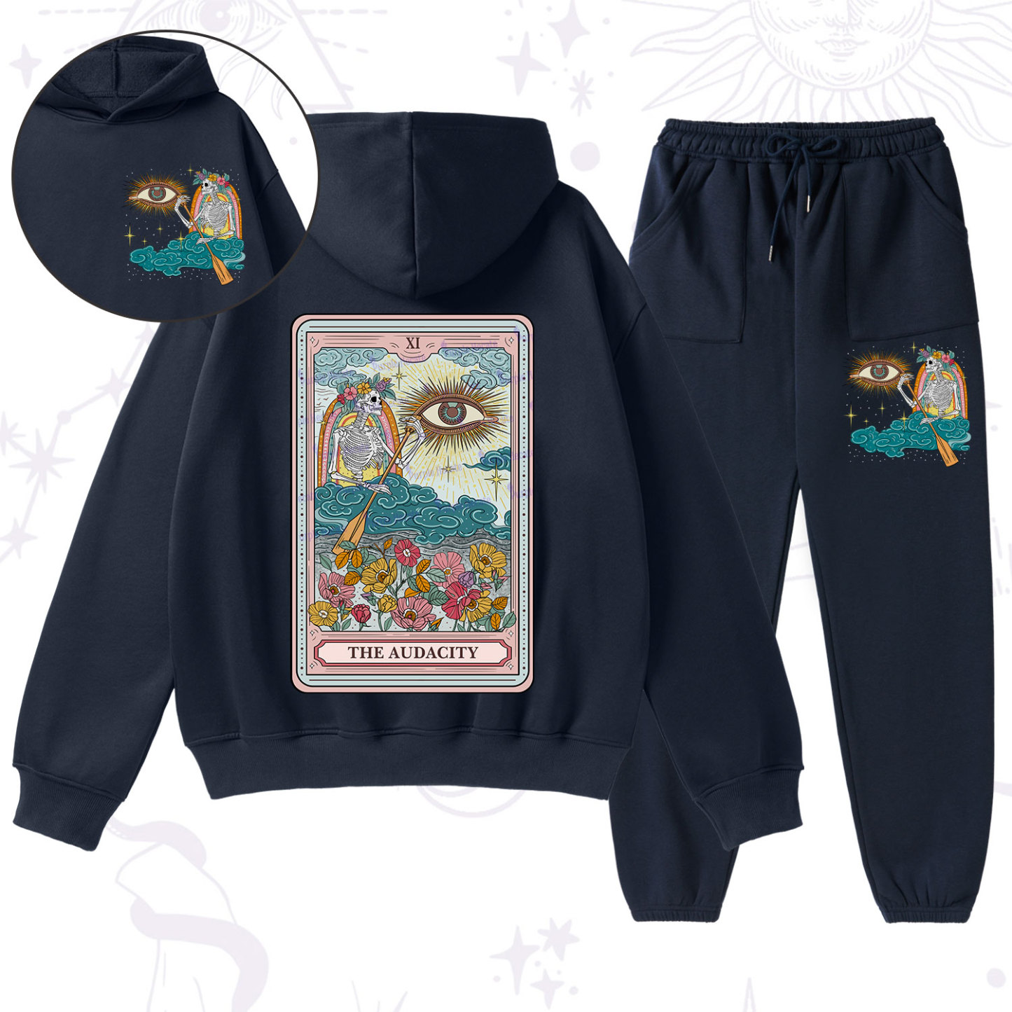 Purplehecate The Audacity Tarot Fleece Hoodie Suit