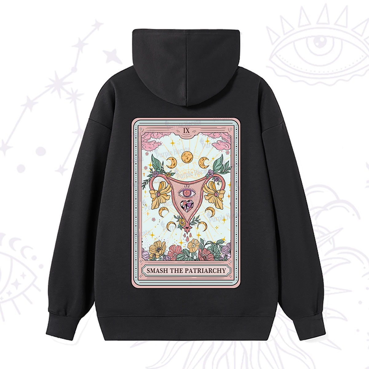 Purplehecate The Smash the Patriarchy Tarot Hoodie