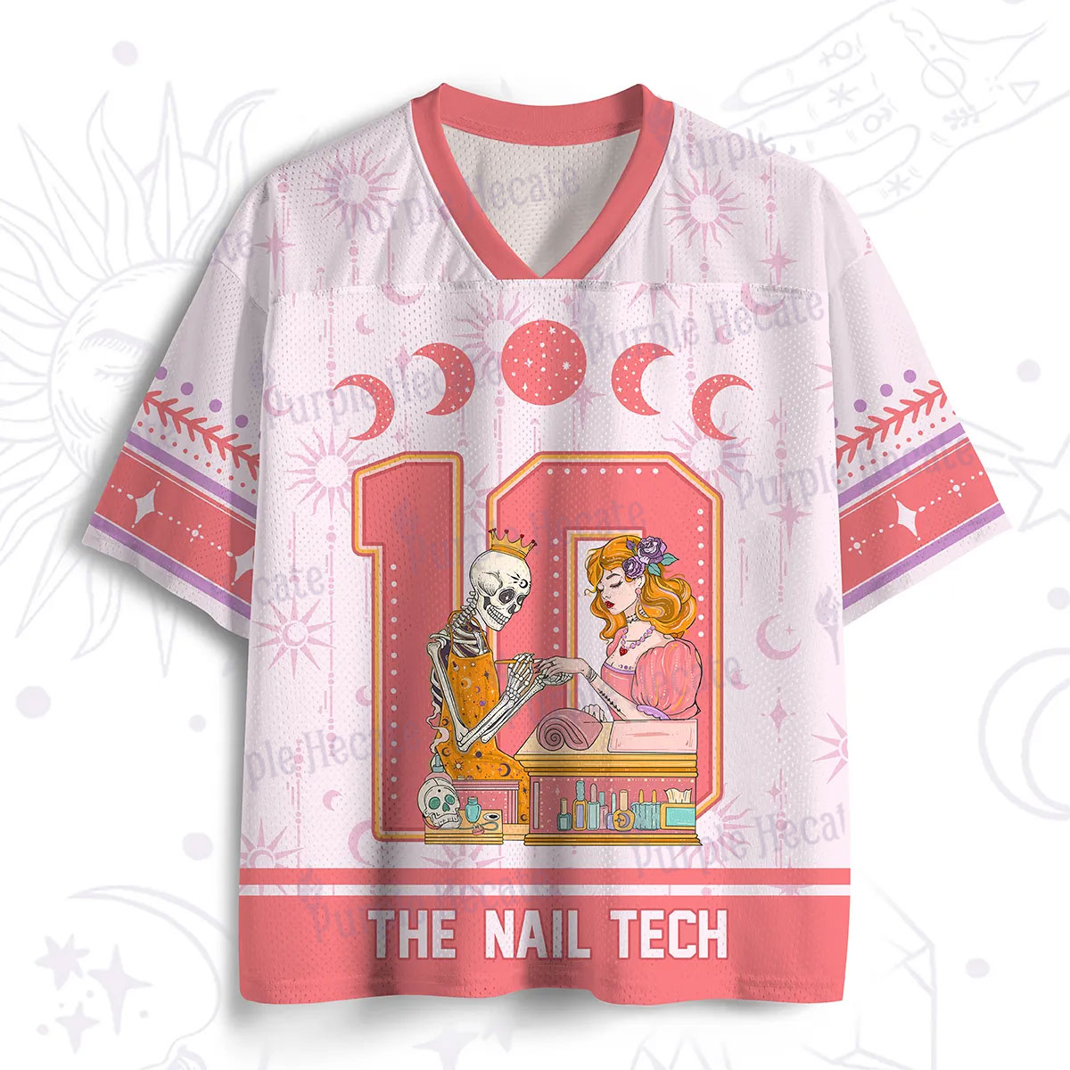 Purplehecate The Nail Tech Life Mesh Jersey