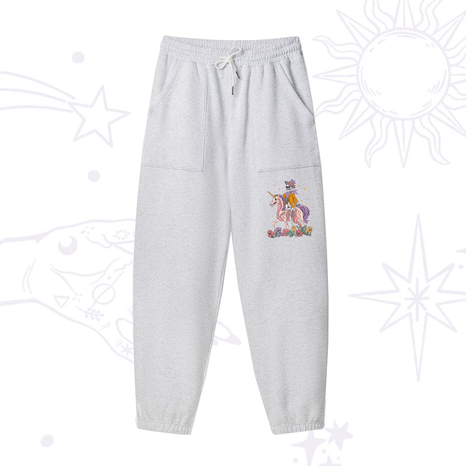 Purplehecate The Audacity Tarot Card Fleece Sweatpants