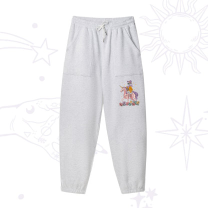 Purplehecate The Audacity Tarot Card Fleece Sweatpants
