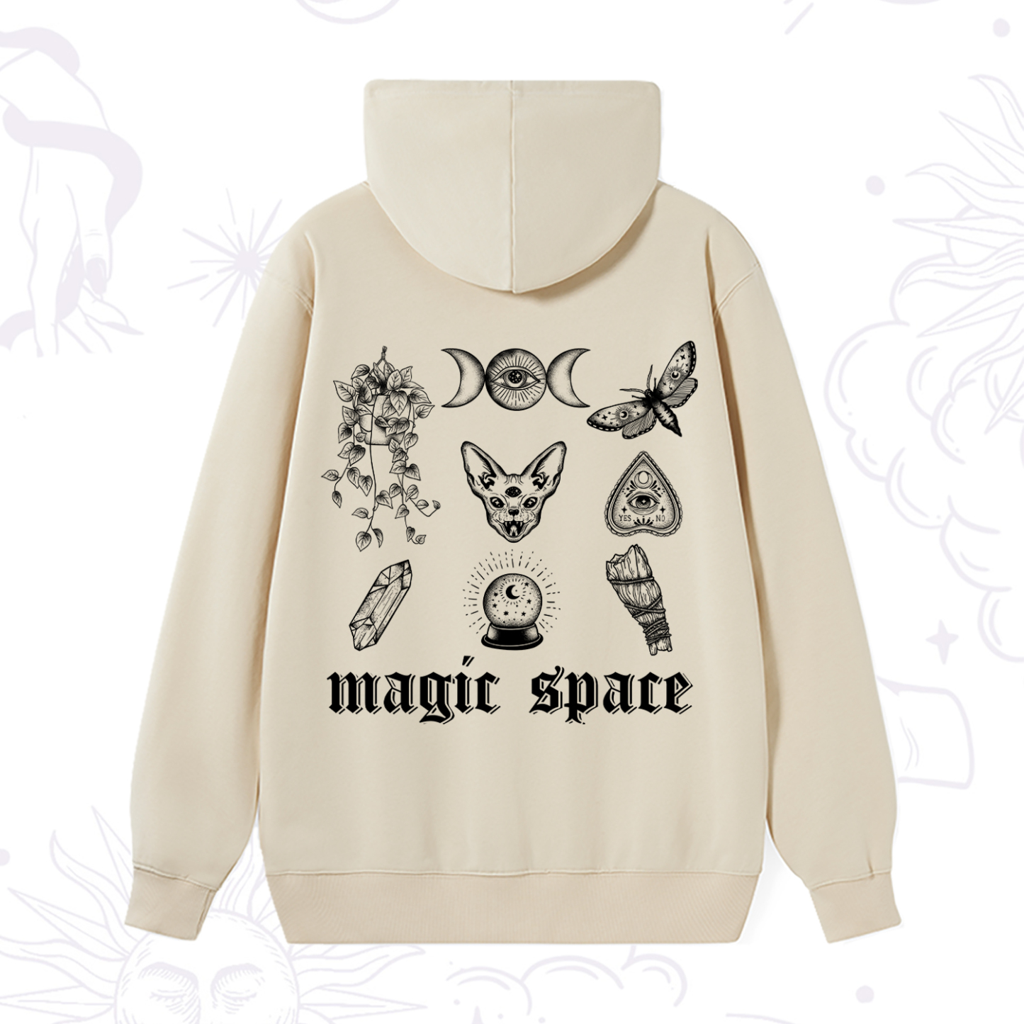 Purplehecate Magic Space Hoodie