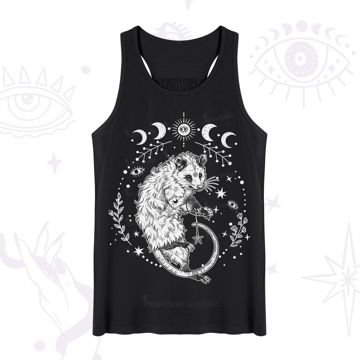Purplehecate Lunar Magic Opossum Tank