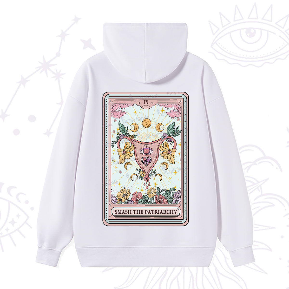 Purplehecate The Smash the Patriarchy Tarot Hoodie