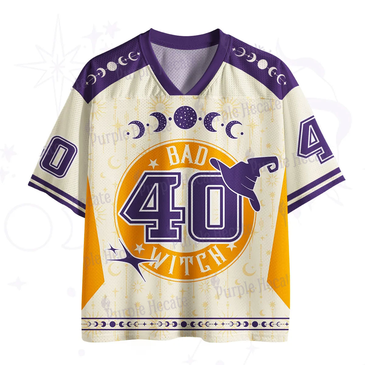 Purplehecat Bad Witch Mode Activated-No.40 Mesh Jersey