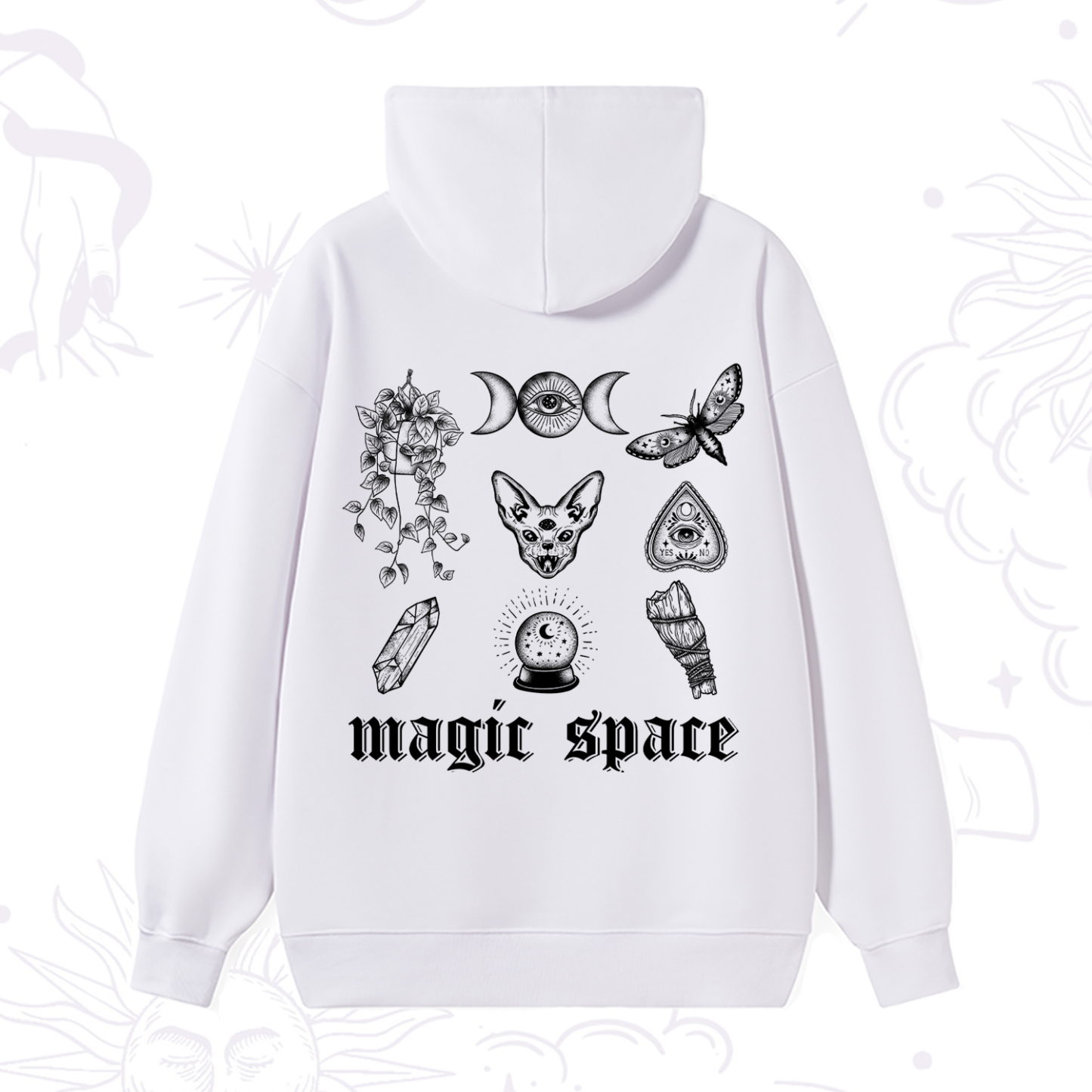 Purplehecate Magic Space Hoodie