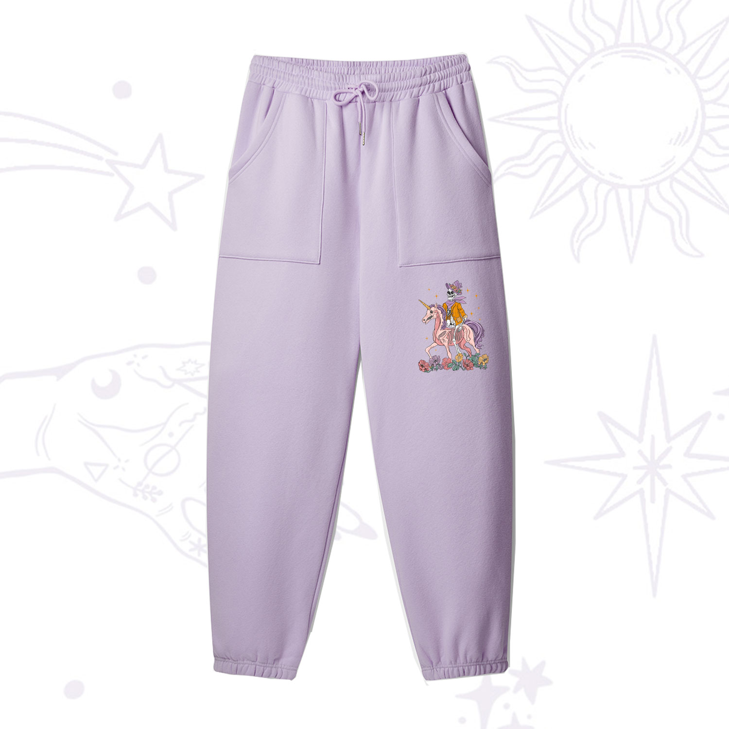 Purplehecate The Audacity Tarot Card Fleece Sweatpants