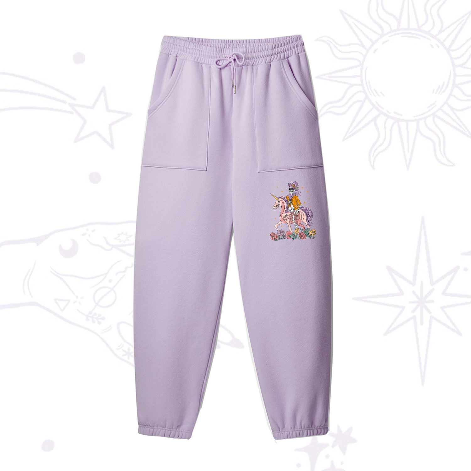 Purplehecate The Audacity Tarot Card Fleece Sweatpants