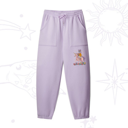 Purplehecate The Audacity Tarot Card Fleece Sweatpants