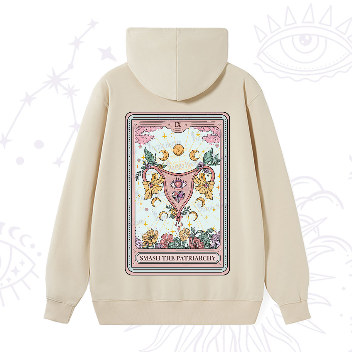 Purplehecate The Smash the Patriarchy Tarot Hoodie