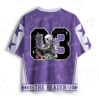 Purplehecate The Reader Skeleton Mesh Jersey