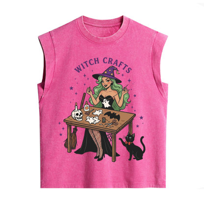 Purplehecate Quirky Witch Crafts Vintage Washed Tank