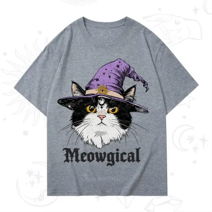 Purplehecate Meowgical Witch Cat T-Shirt