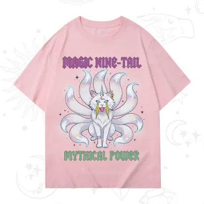 Purplehecate Magic Nine Tail Cat T-Shirt