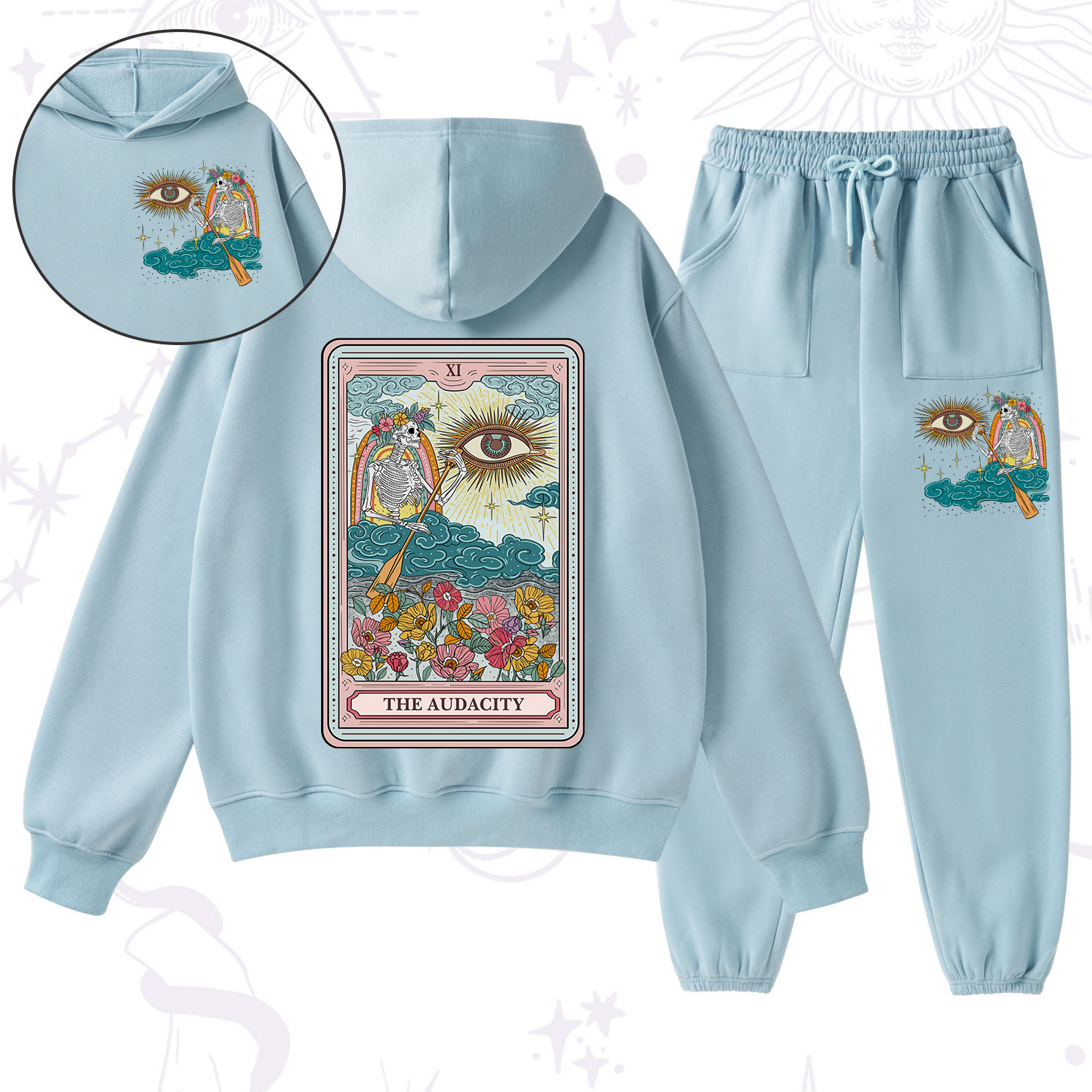 Purplehecate The Audacity Tarot Fleece Hoodie Suit