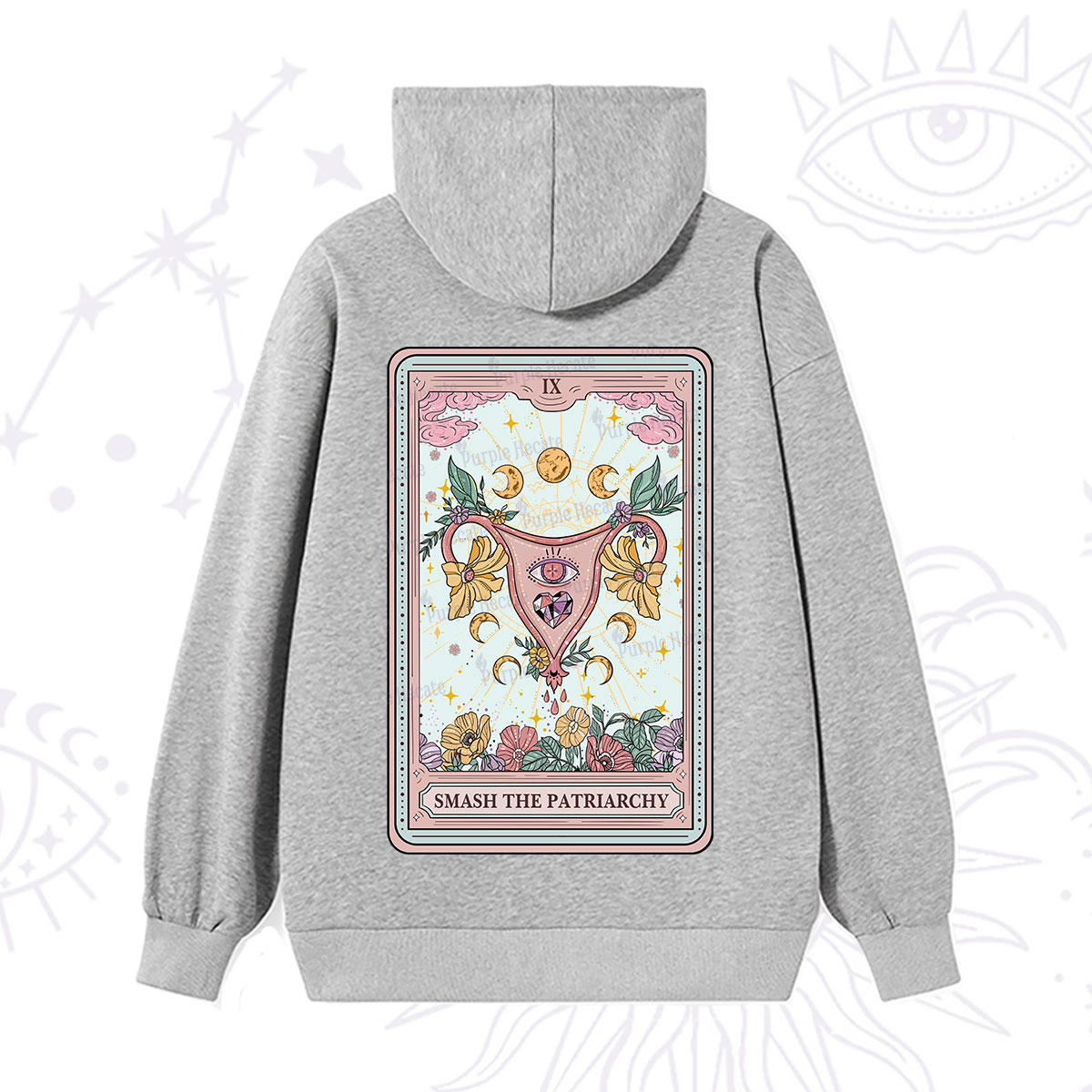 Purplehecate The Smash the Patriarchy Tarot Hoodie