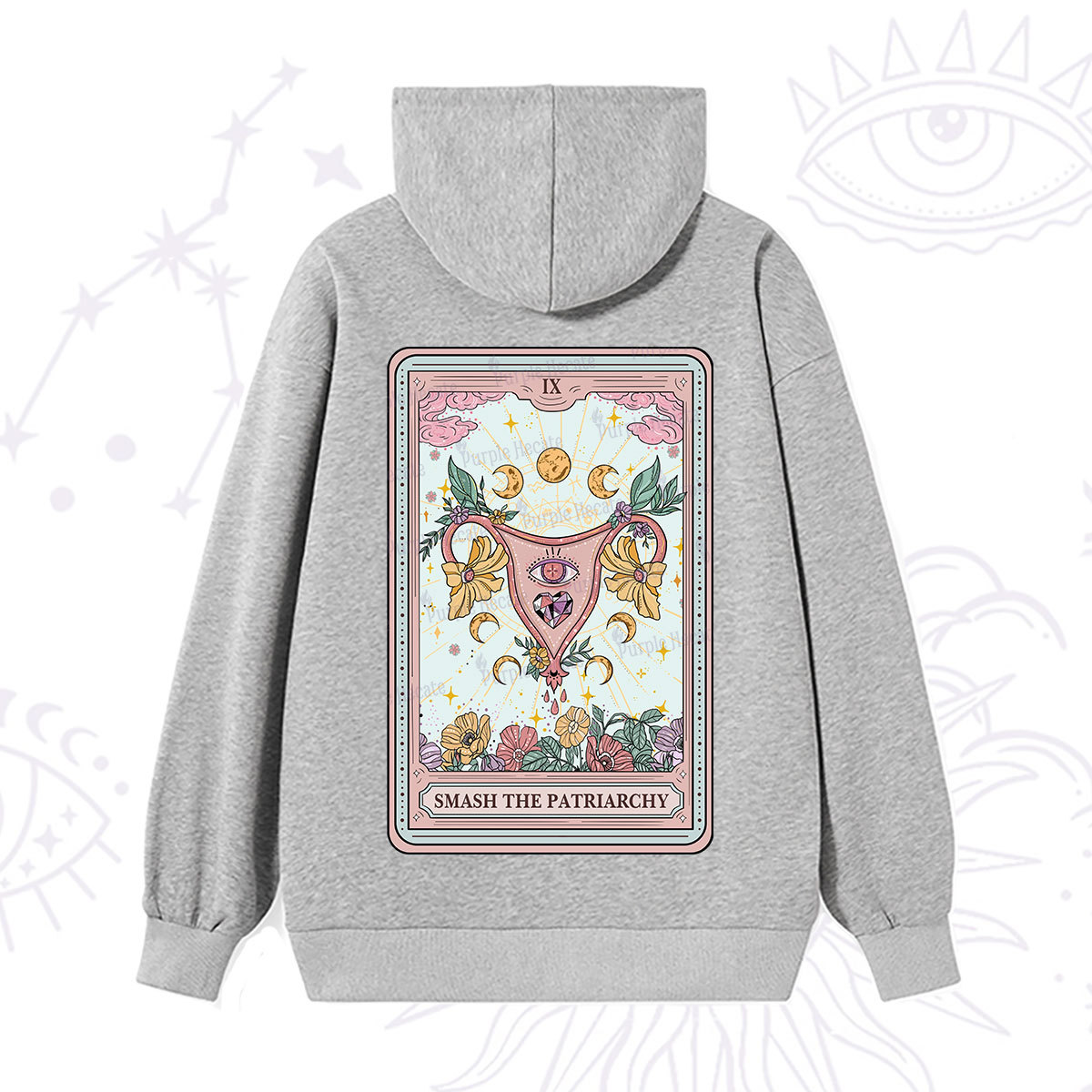 Purplehecate The Smash the Patriarchy Tarot Hoodie
