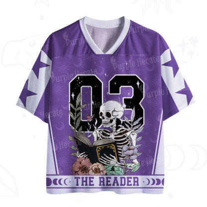 Purplehecate The Reader Skeleton Mesh Jersey