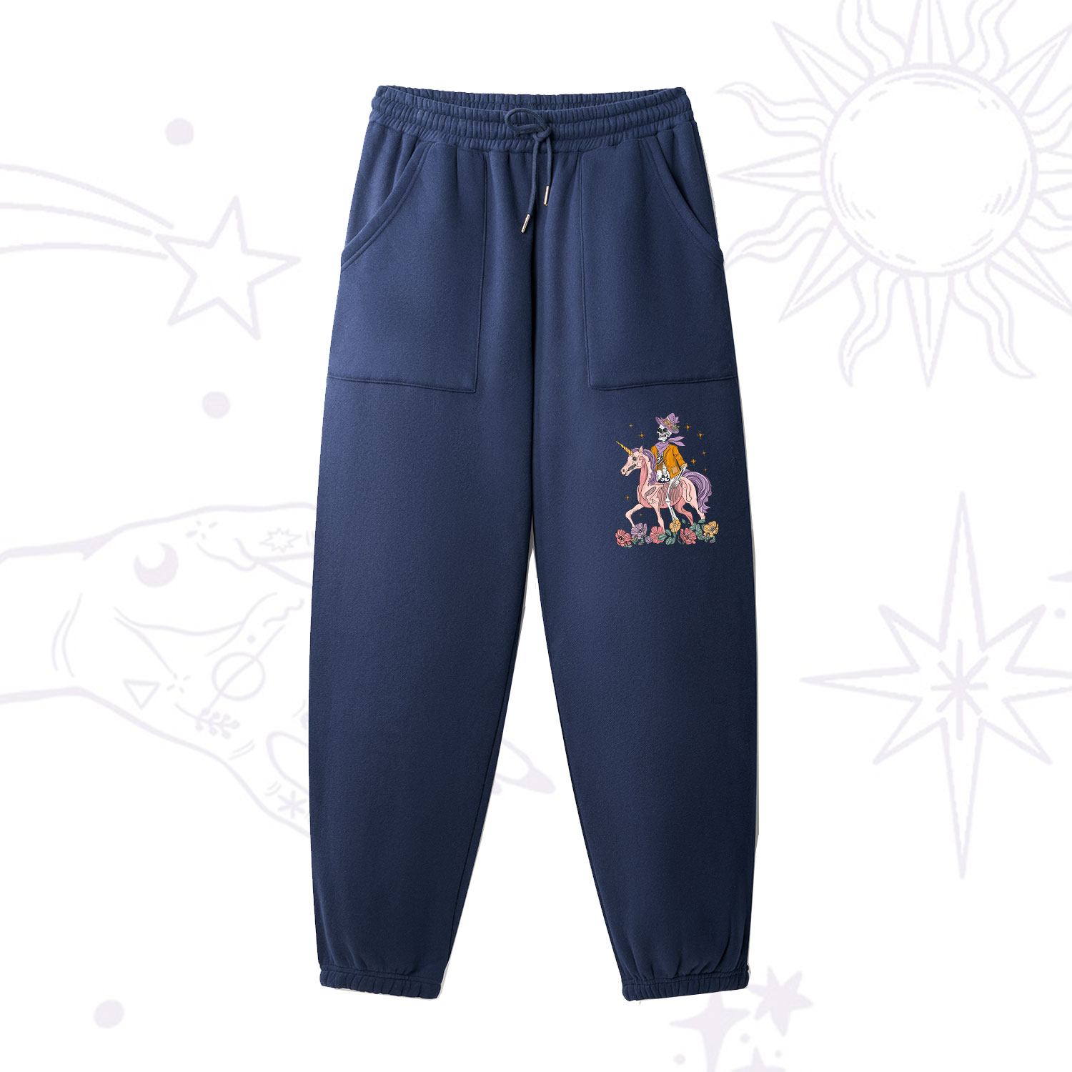 Purplehecate The Audacity Tarot Card Fleece Sweatpants