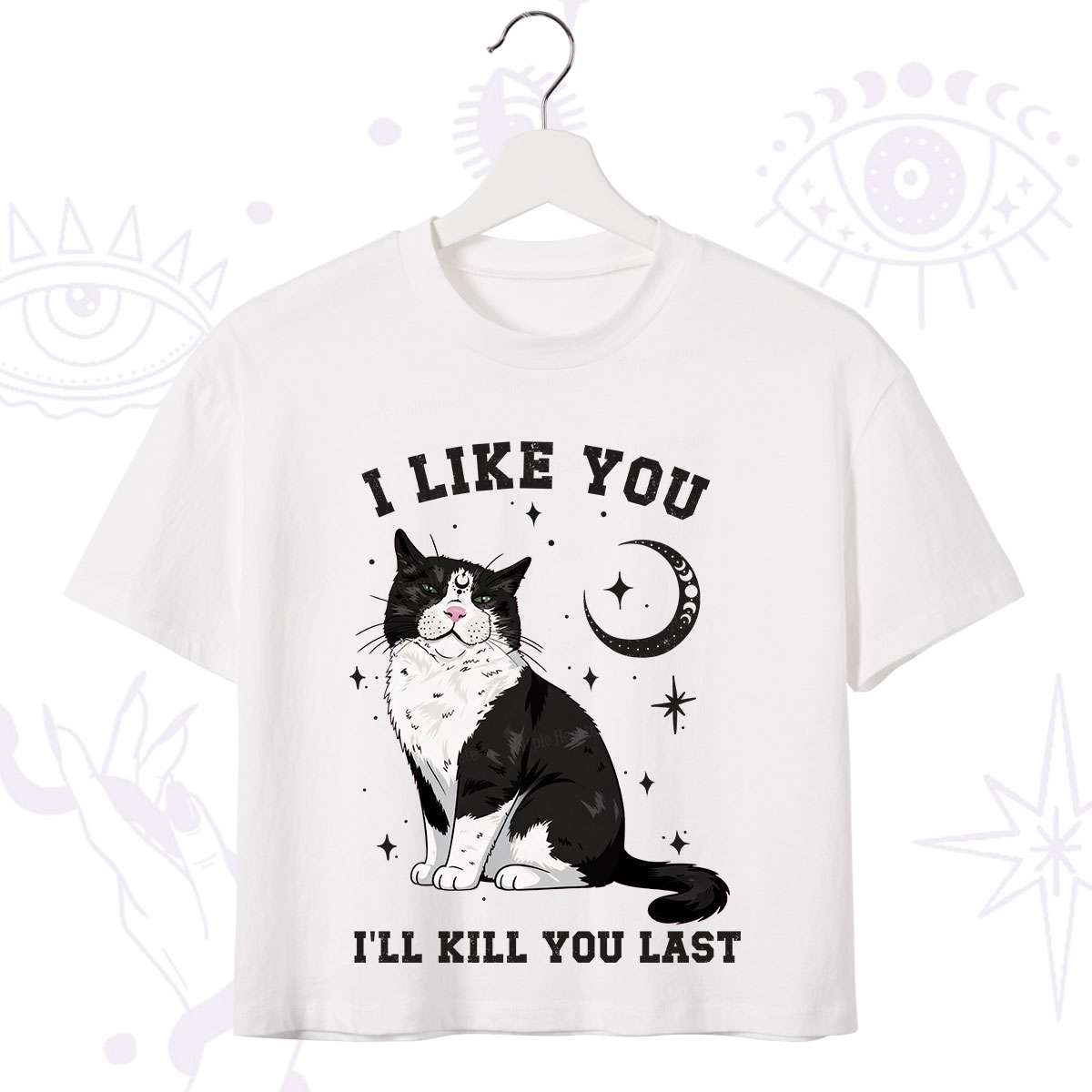 Purplehecate I Like You I'll Kill You Last Crop T-Shirt
