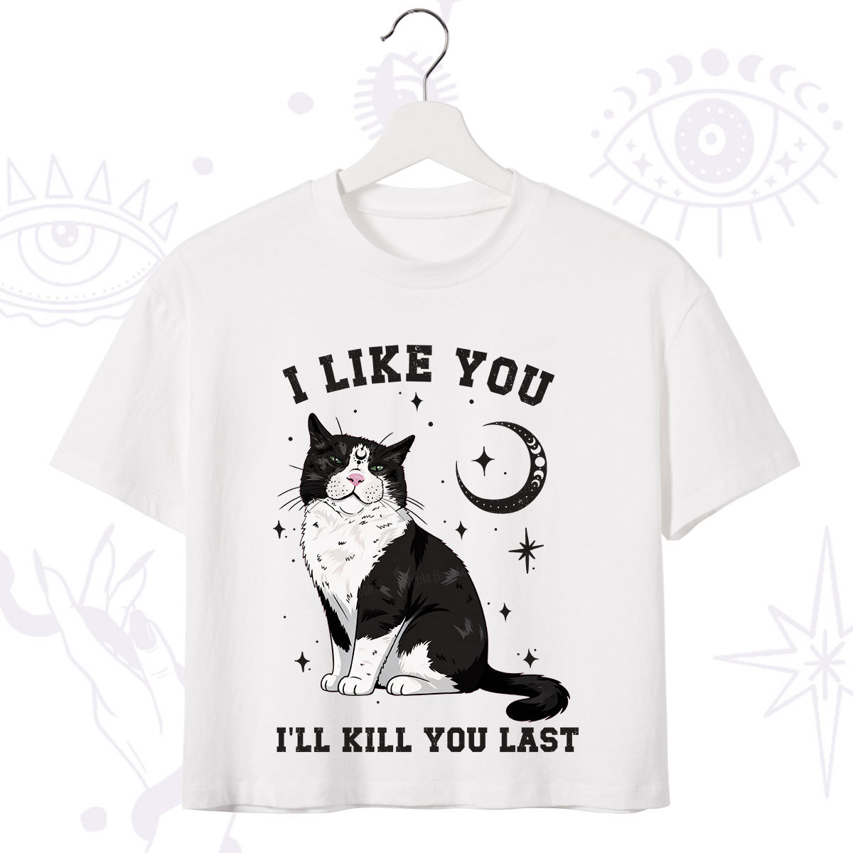 Purplehecate I Like You I'll Kill You Last Crop T-Shirt