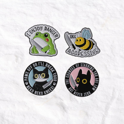 Purplehecate Paws Off Or Else Pin