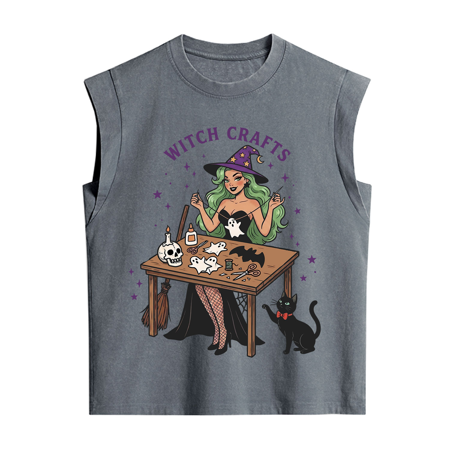 Purplehecate Quirky Witch Crafts Vintage Washed Tank