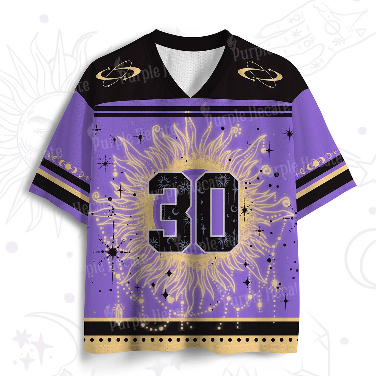 Purplehecate Starry Eye Mesh Jersey
