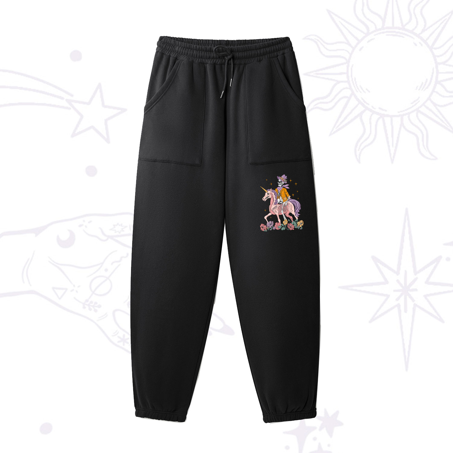 Purplehecate The Audacity Tarot Card Fleece Sweatpants