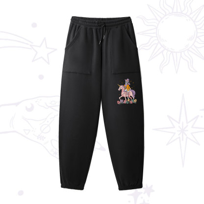 Purplehecate The Audacity Tarot Card Fleece Sweatpants