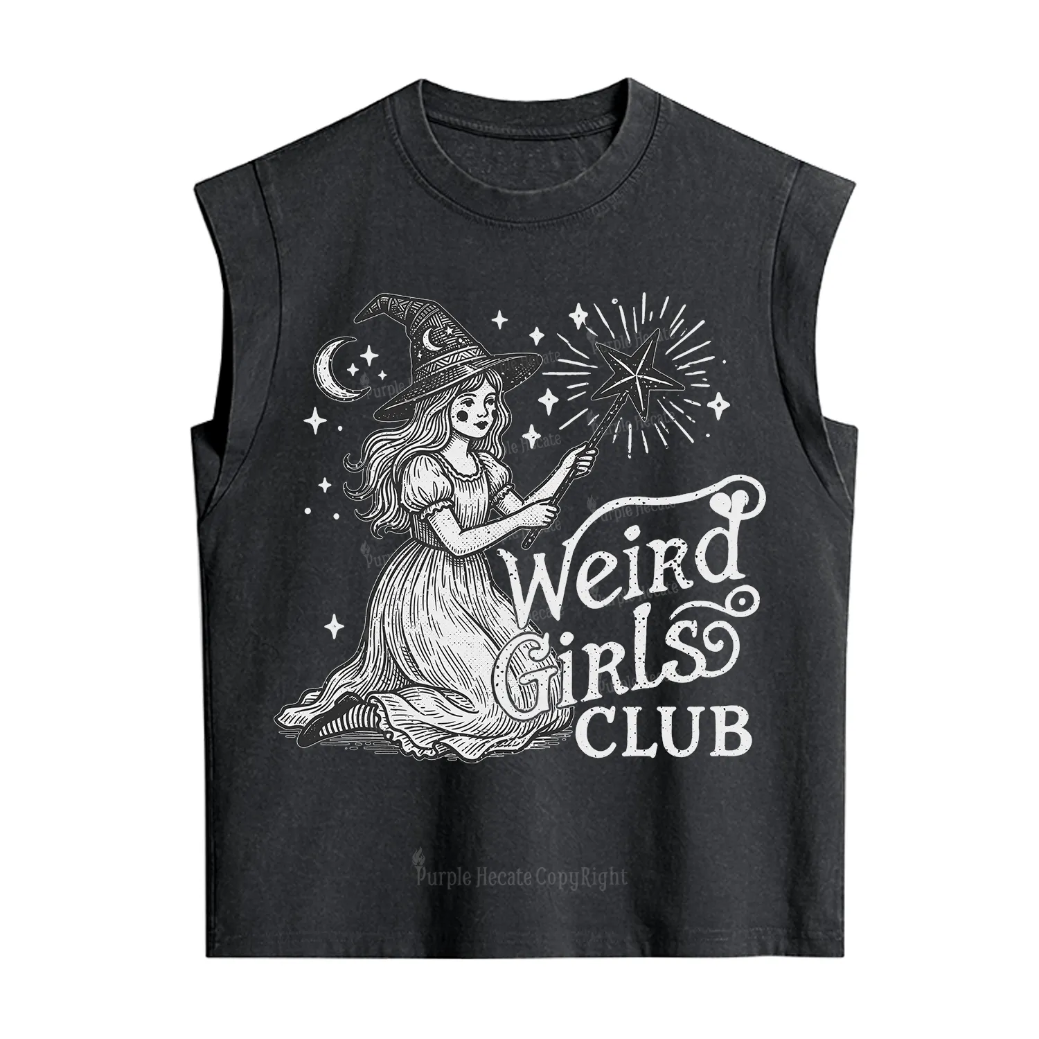 Purplehecate Weird Girls Club Vintage Washed Tank