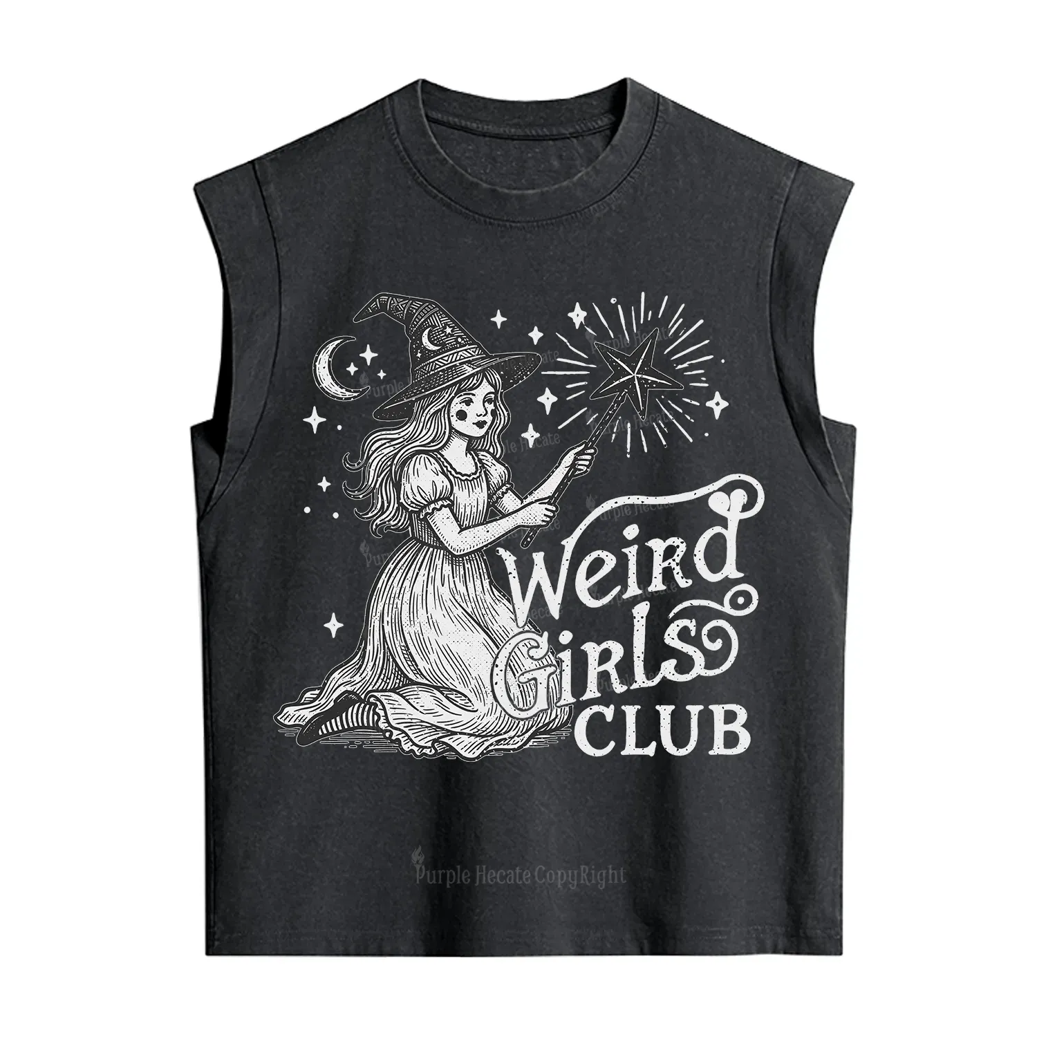 Purplehecate Weird Girls Club Vintage Washed Tank