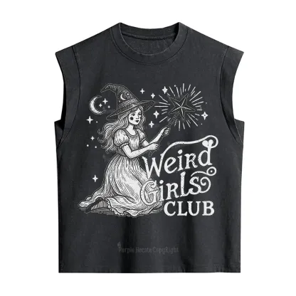 Purplehecate Weird Girls Club Vintage Washed Tank