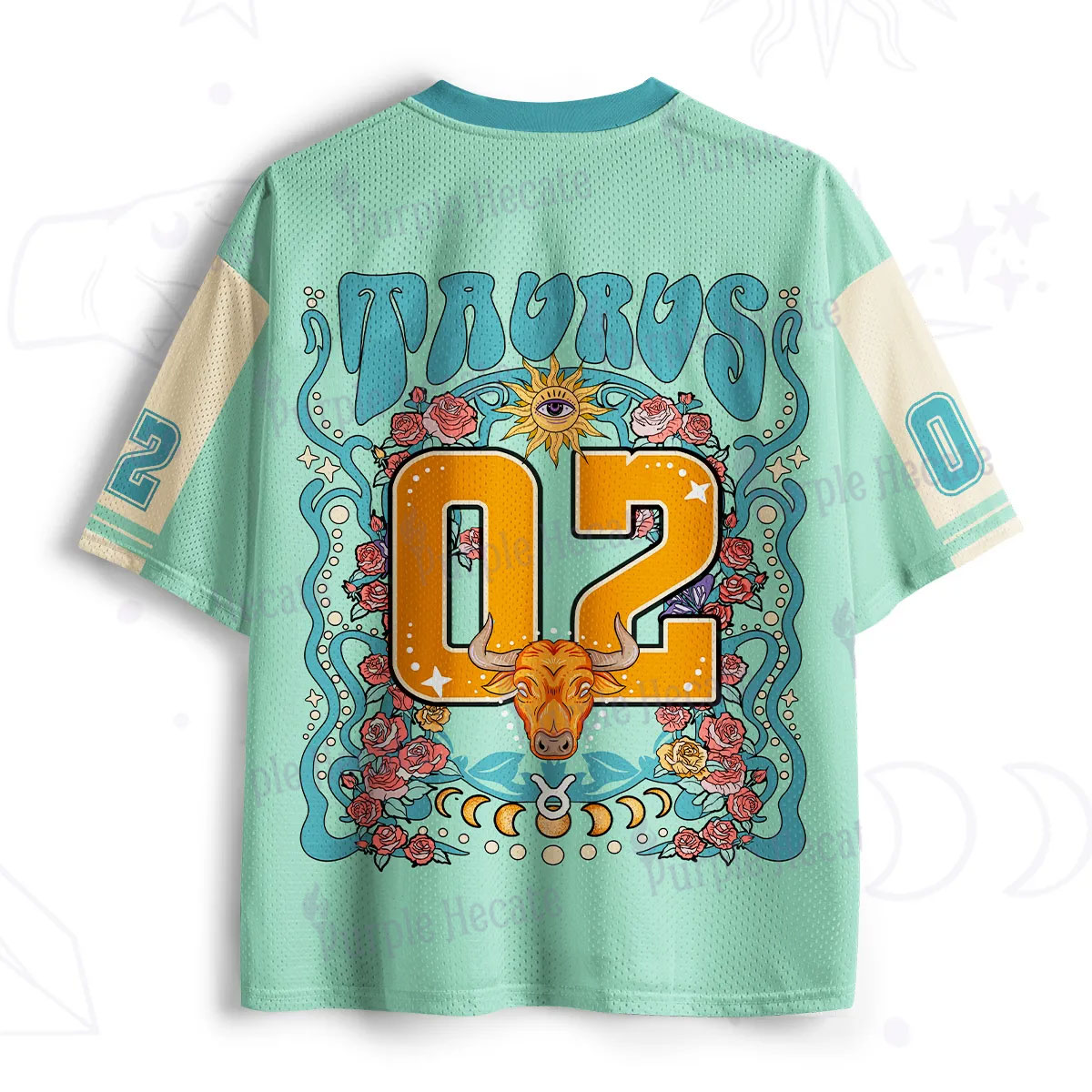 Purplehecate Taurus Spirit Zodiac Mesh Jersey