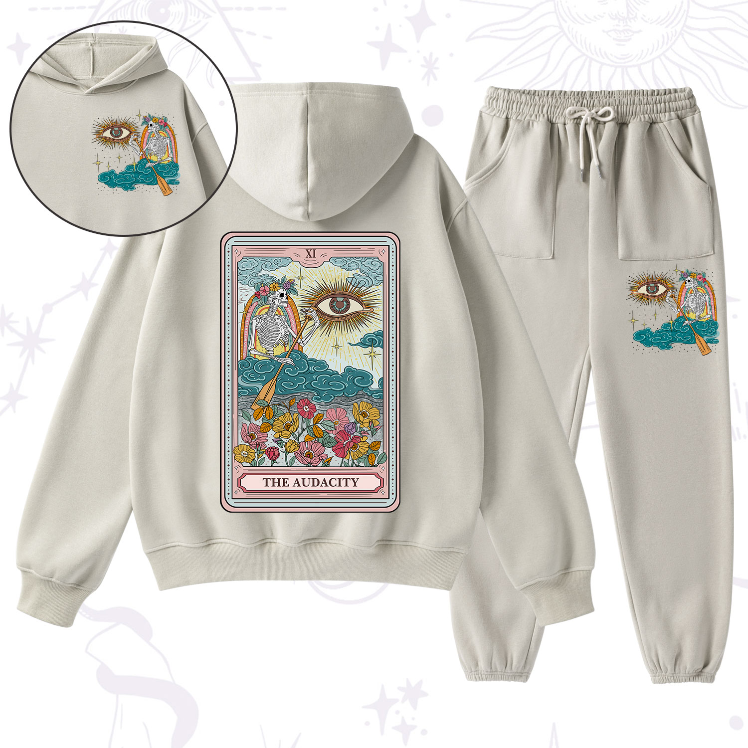 Purplehecate The Audacity Tarot Fleece Hoodie Suit