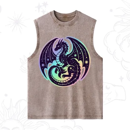 Purplehecate Cosmic Dragon Washed Tank